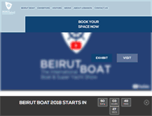 Tablet Screenshot of beirutboat.com
